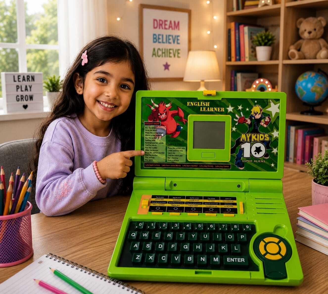 kindertales Educational Laptop(IND*094) Toy for Kids with Mouse-picture-27