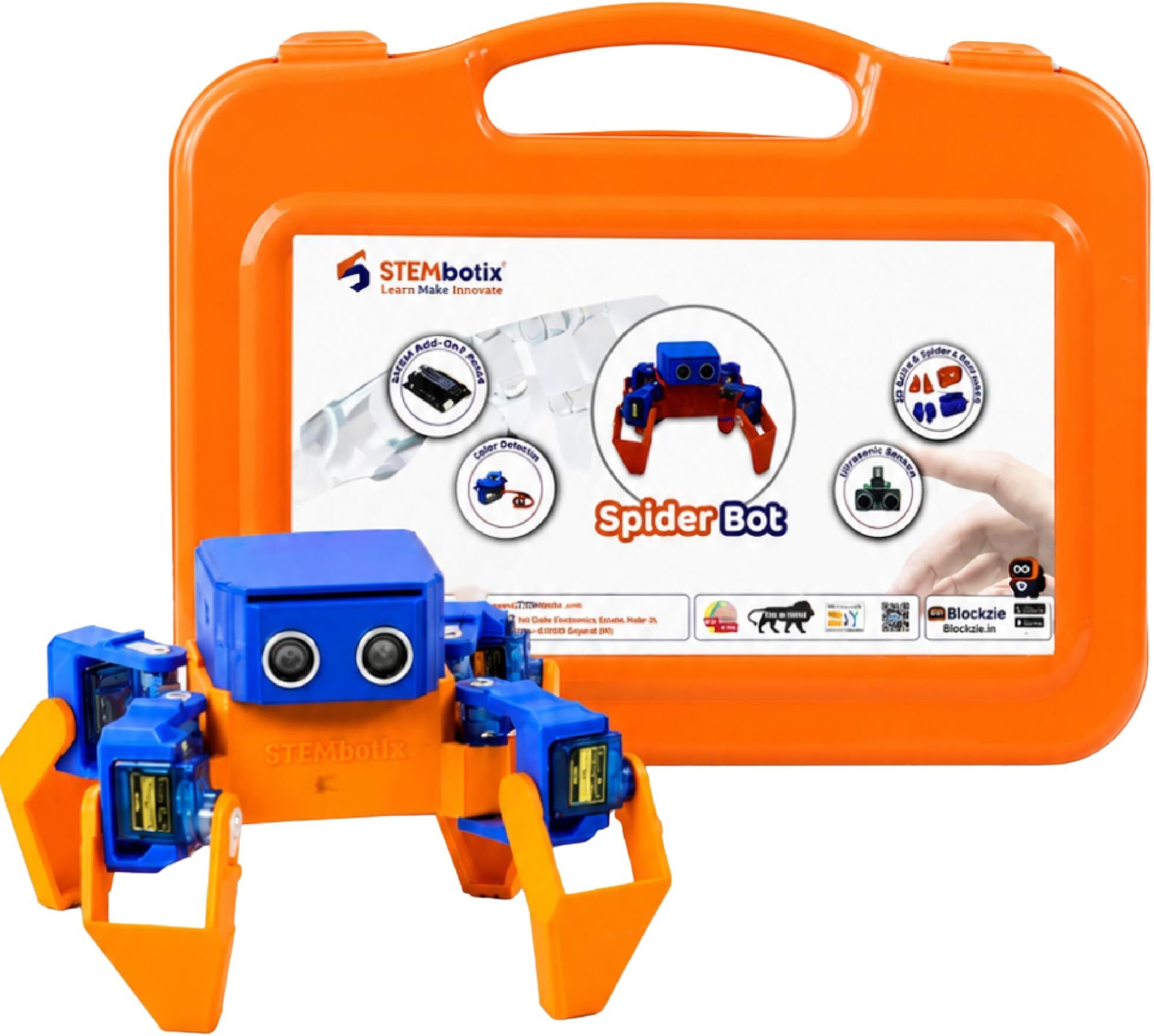 SpiderBot DIY Robot Kit for Kids | Programmable STEM Learning Robot-image-32