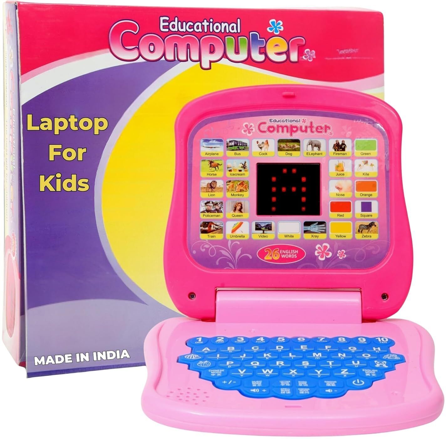 mega shine Learning Kids Laptop with Alphabets, Music & Fun Activities-picture-19