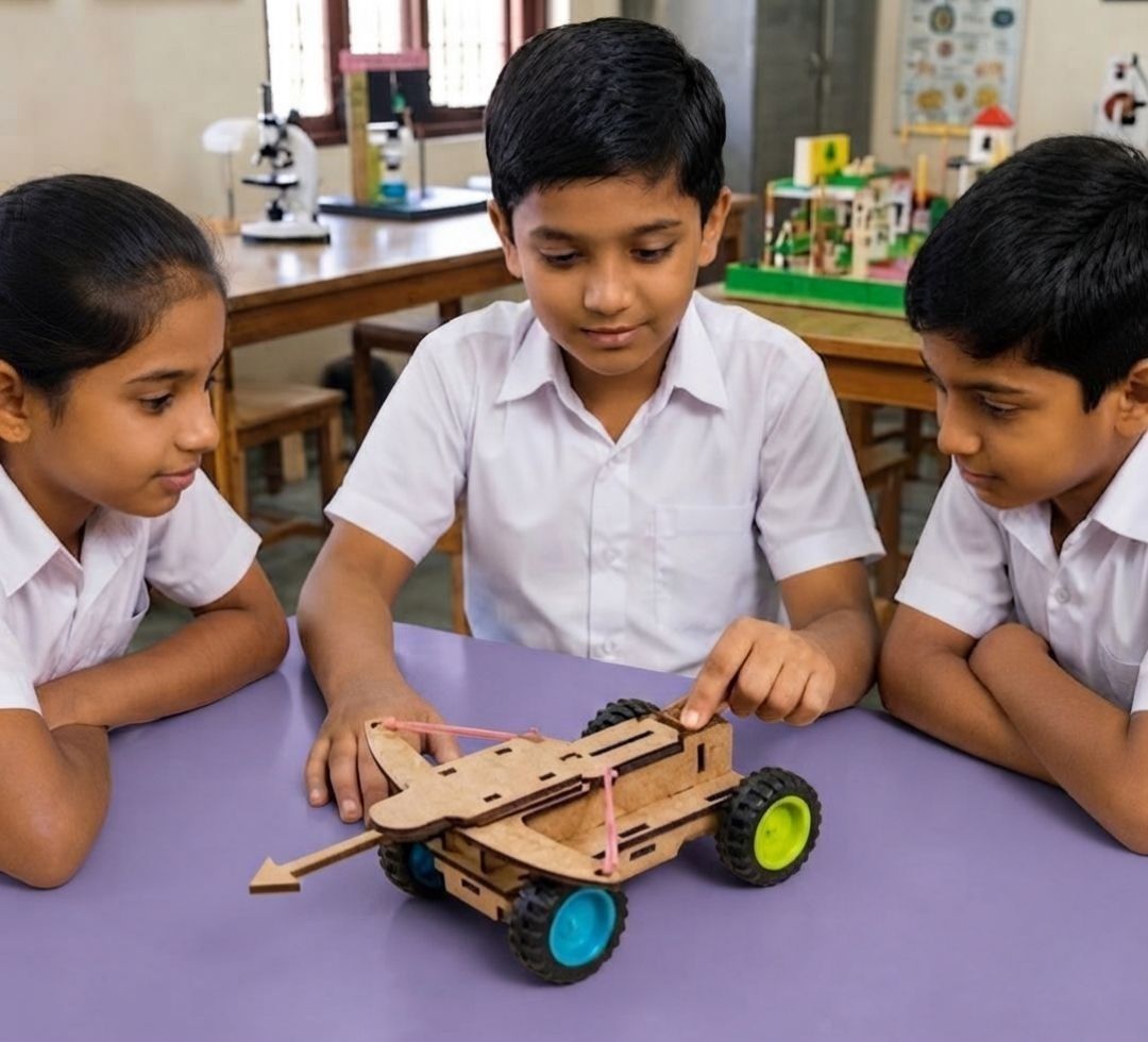 erhindia STEM Arrow Catapult Launcher Science Experiment Kit Siege Machine Model-picture-43