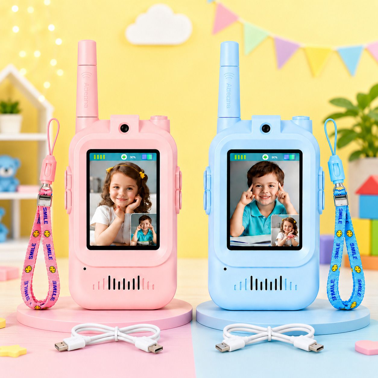 LIVORA waki taki video Walkie-Talkies With Interactive Features For Kids Sports and Action Camera-picture-10