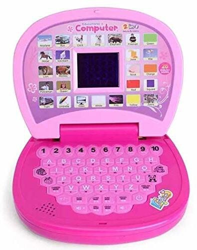 kinegic Educational Learning Laptop for Kids with LED Display, Alphabet ABC image 1