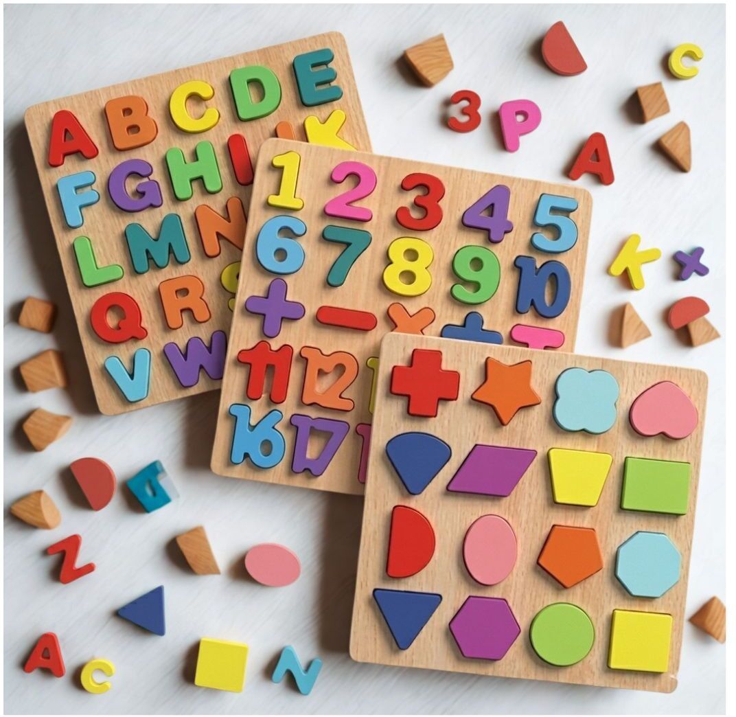 beauty bright Montessori Educational Wooden Puzzle Board for Toddlers and Preschool B1T716-picture-46