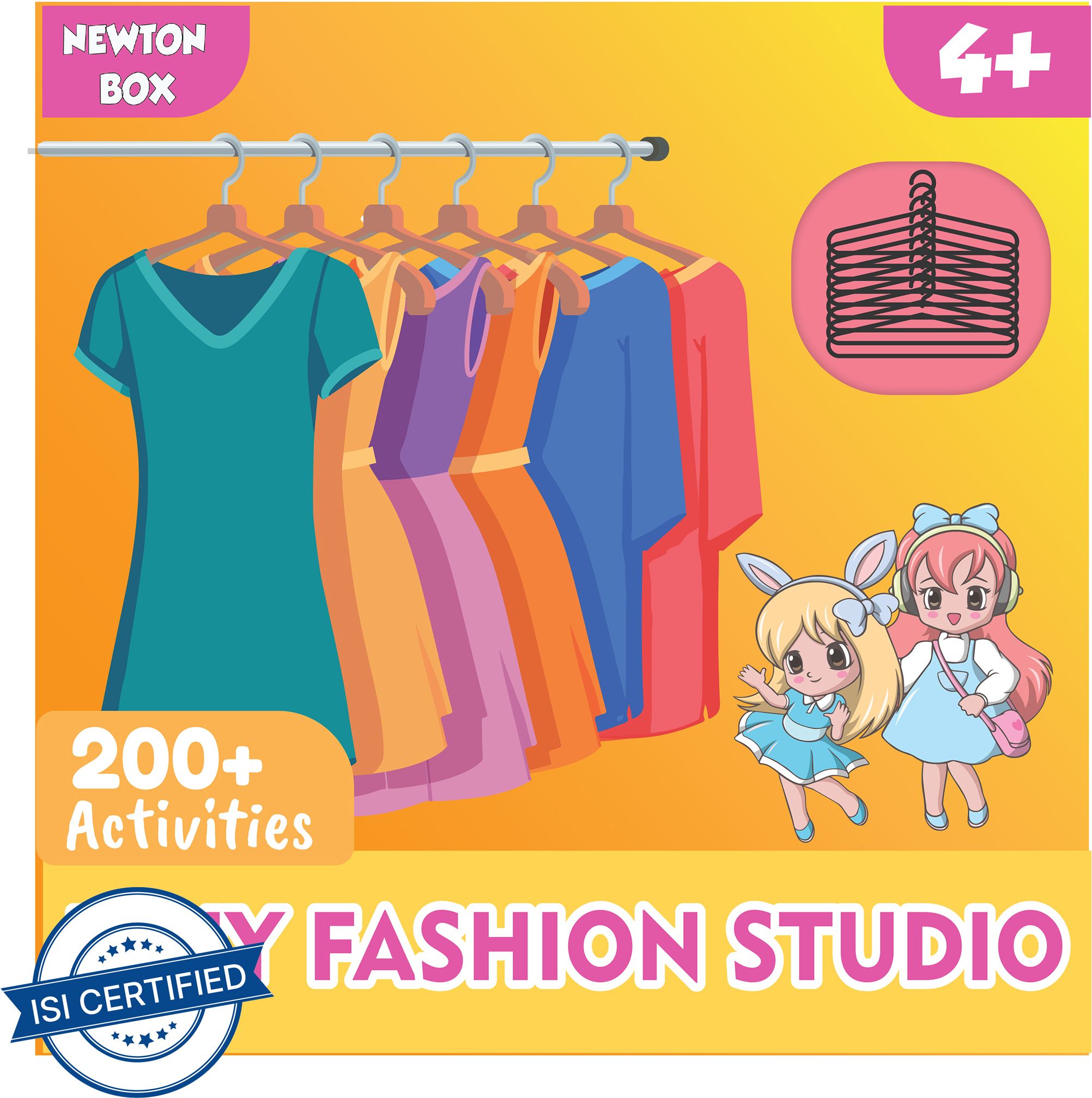 Princess Edition DIY Kit | Theme DIY Tiny Fashion Studio Kit| 4 Years and Above