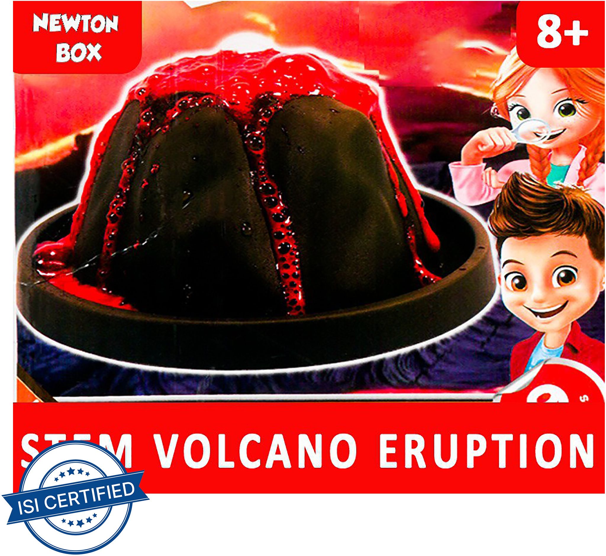 Newton Box Valcano Eruption KIT|Toys for boys and girls aged 8+ years
