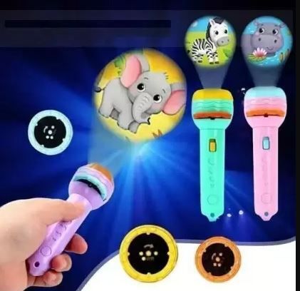 Projector Flashlight Torch Kids Toy Education Learning Night Light-image-44