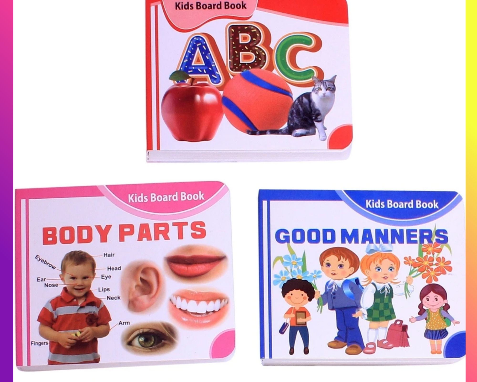 zeqtos Pocket Books Set of Alphabets, Body Parts, Good Manner, Wild Animal, Number 1-20-picture-30
