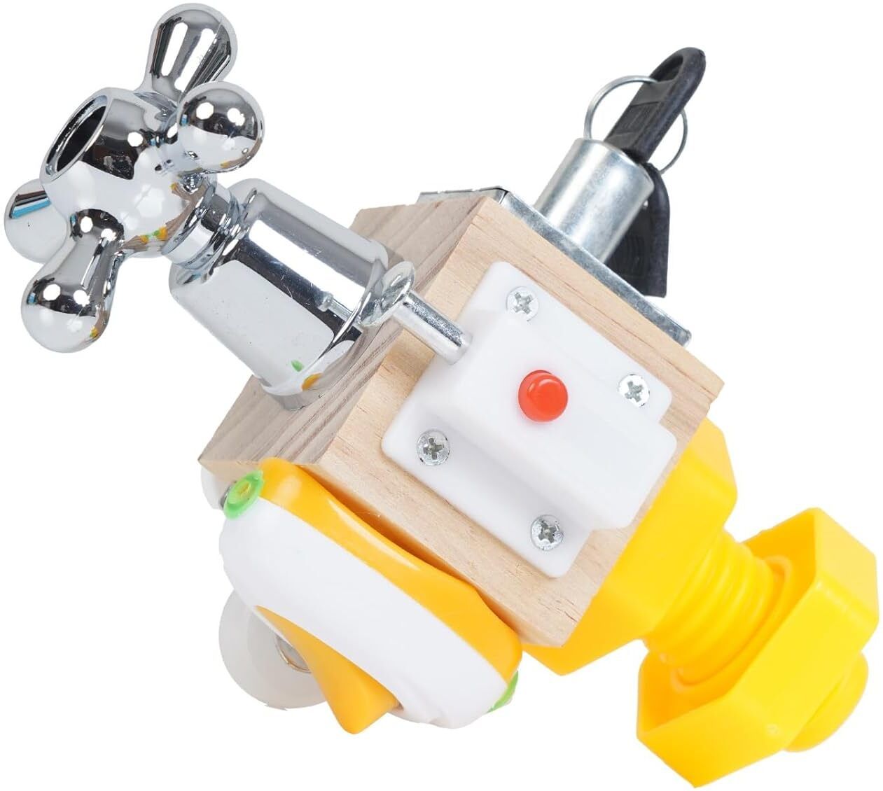 toys wondercart Busy Board for Kids with Locks, Latches and Fine Motor Skill Activities-picture-21