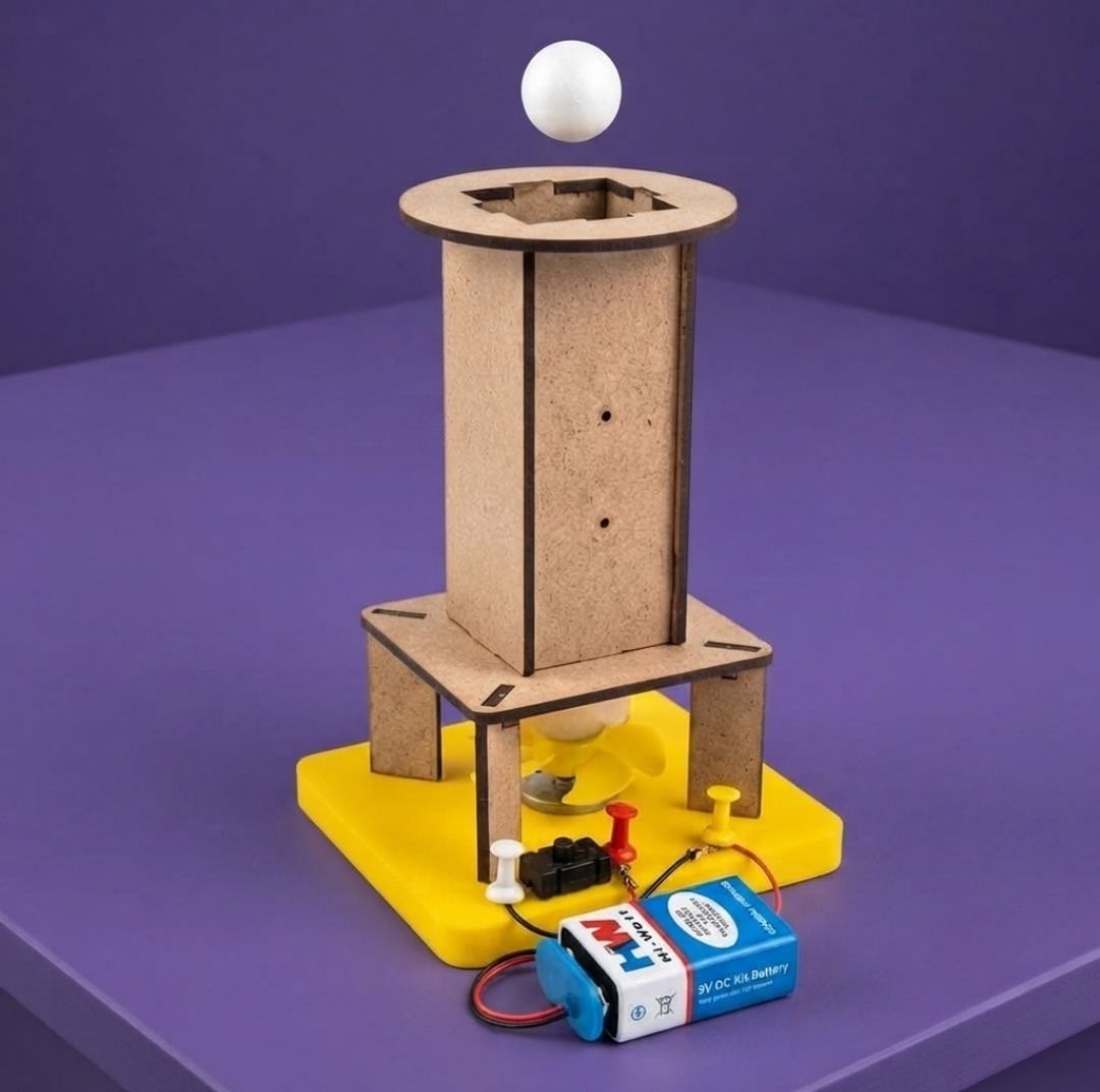 erhindia DIY Air Suspension Ball Classroom Science Project Working Model STEM Kit-picture-25