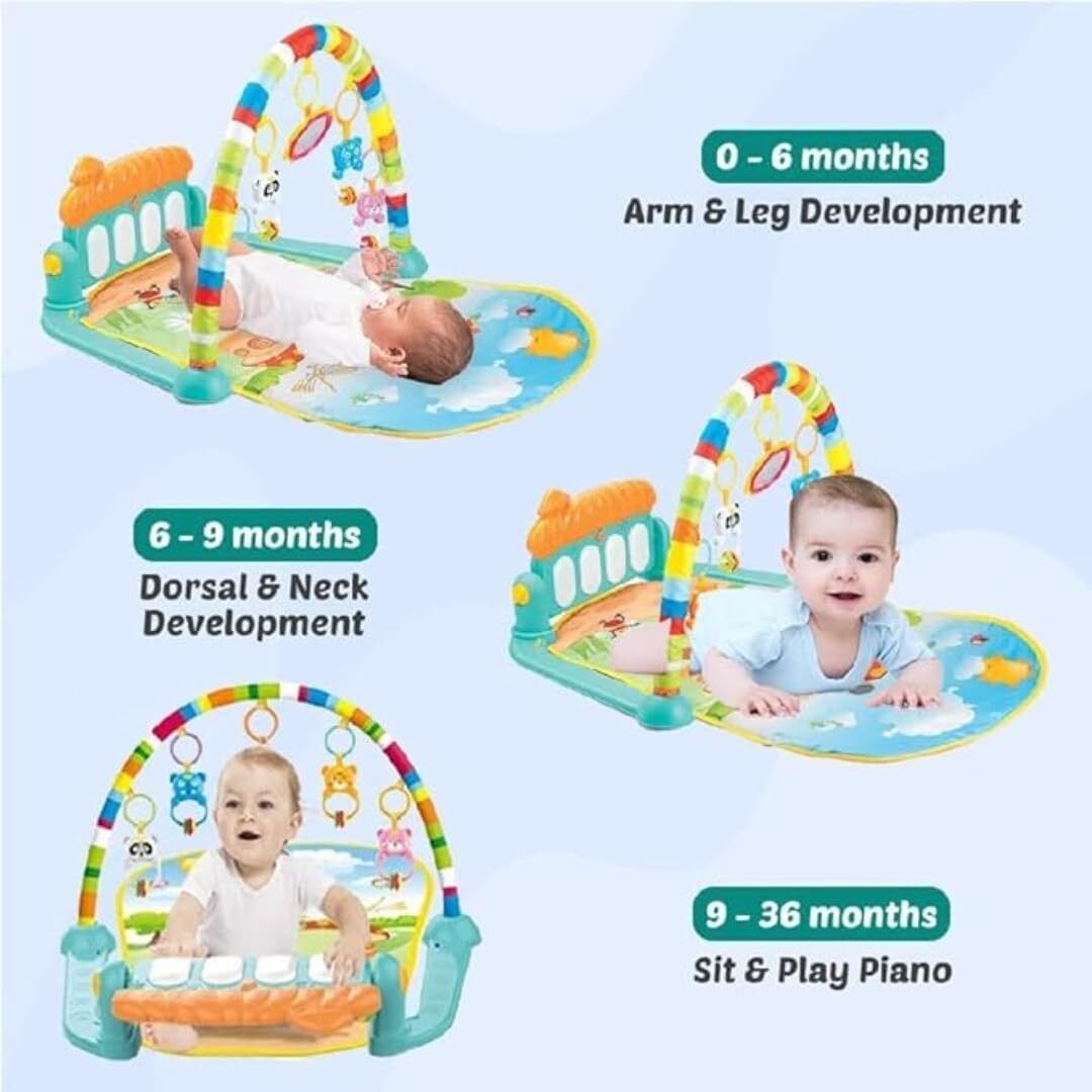 dorytoys 4-in-1 Musical Baby Gym with Light-Up Piano-picture-24