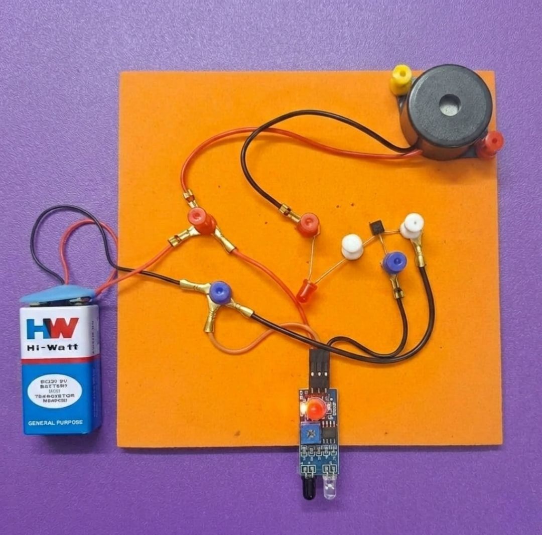 erhindia STEM Electronics Project IR Sensor Intruder Alarm Security System Science Kit-picture-28