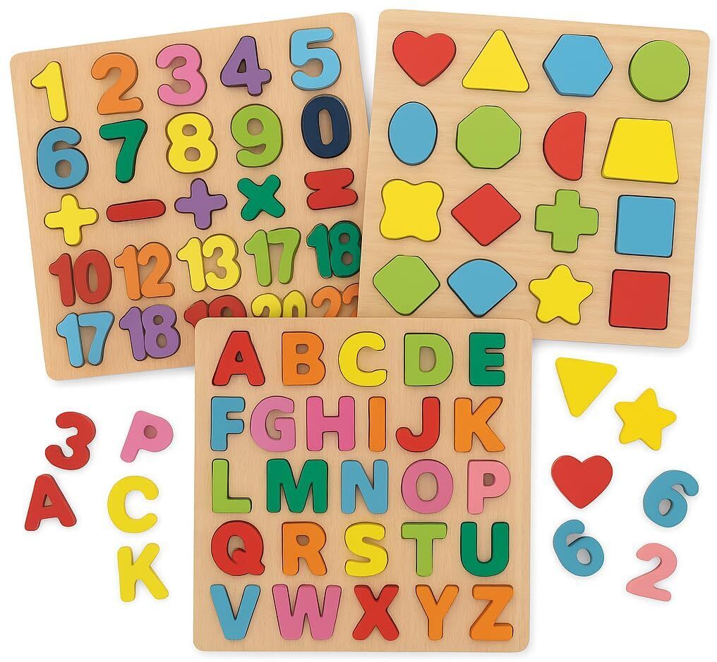 Learning Educational Game Board for Kids, Puzzle Toys