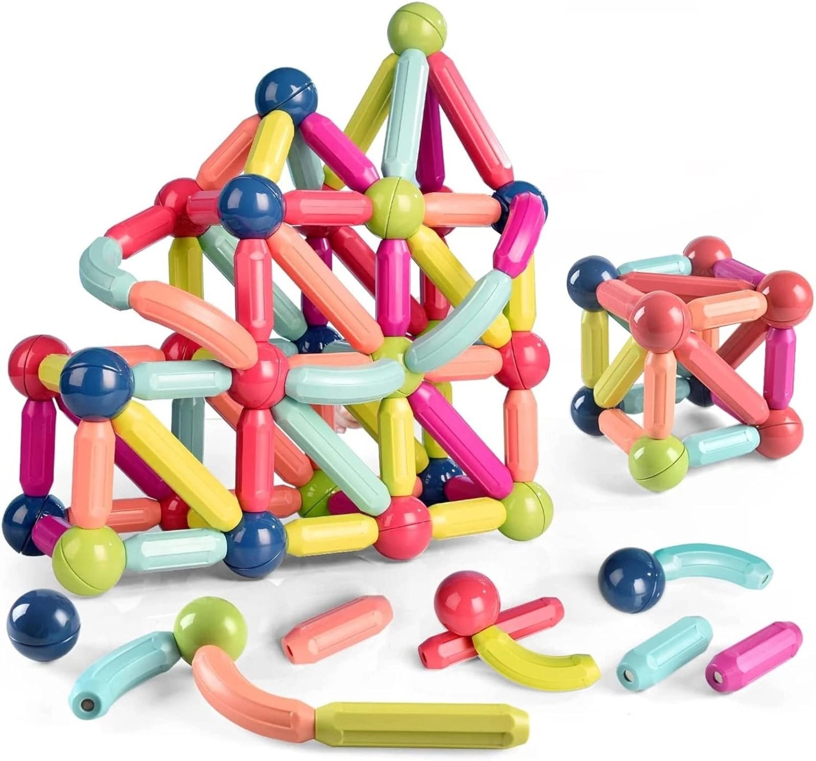 neelkanth Magnetic Sticks Building Blocks for Kids Brain Toys 36 Pcs-picture-23