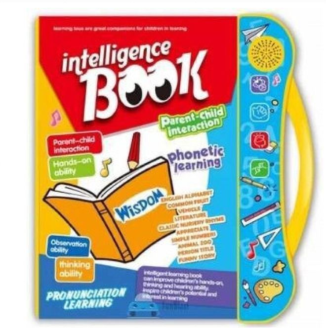 Musical Learning Study Book with Number, Letters, Animals, Relationships, Poems,