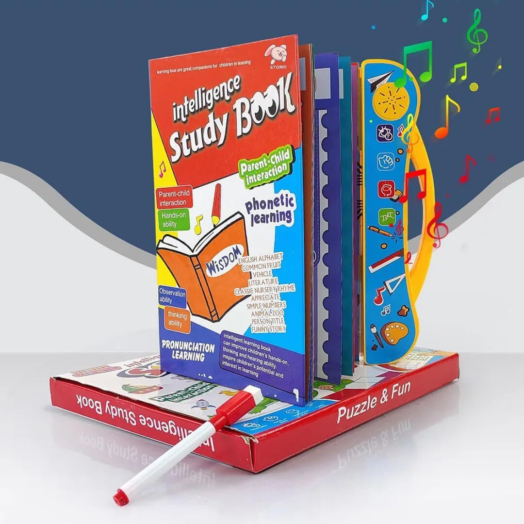 windcomm Alphabet, Numbers, Animals, Vehicles, Music| Touch & Sound | Learn Study Book-picture-21