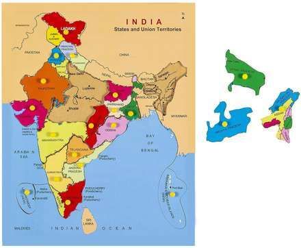 alafi SmartMap India – Wooden Geography Puzzle toy for kids-picture-37