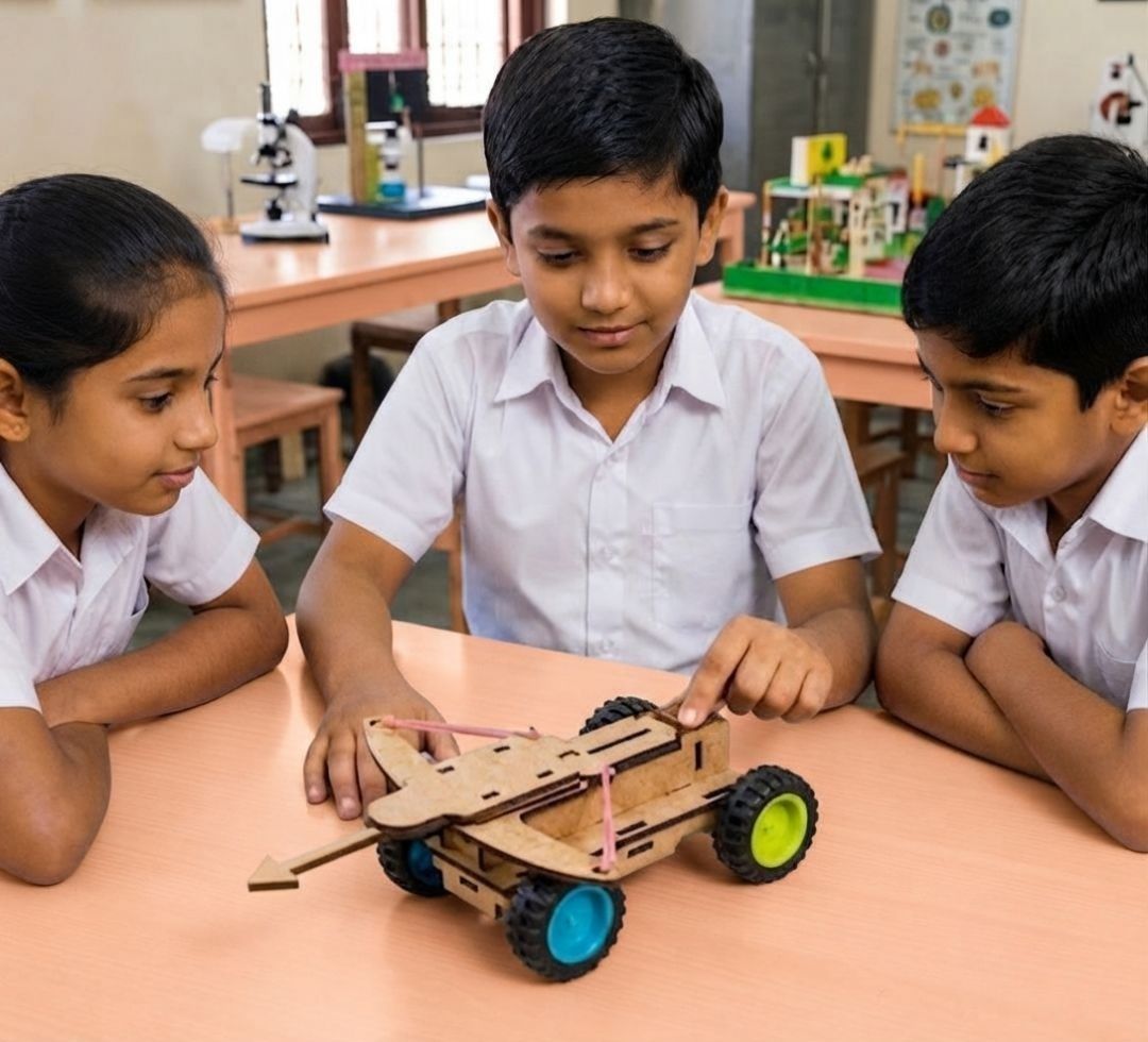 erhindia Arrow Launcher Catapult Science Project Kit STEM Siege Machine Working Model-picture-41