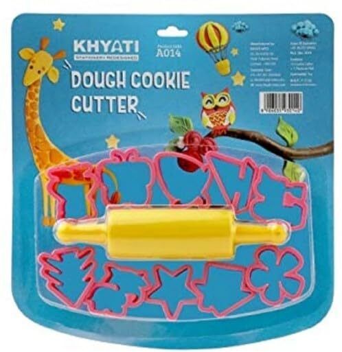 Dough Tools Set, 10 Pieces with Pressure Roller Kit,Tree and Animal Models,Molds-image-29
