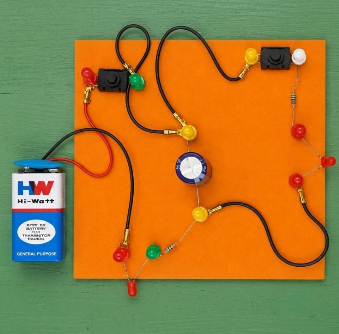 erhindia School Science Project DIY Charging and Discharging Capacitor Working Model-picture-6