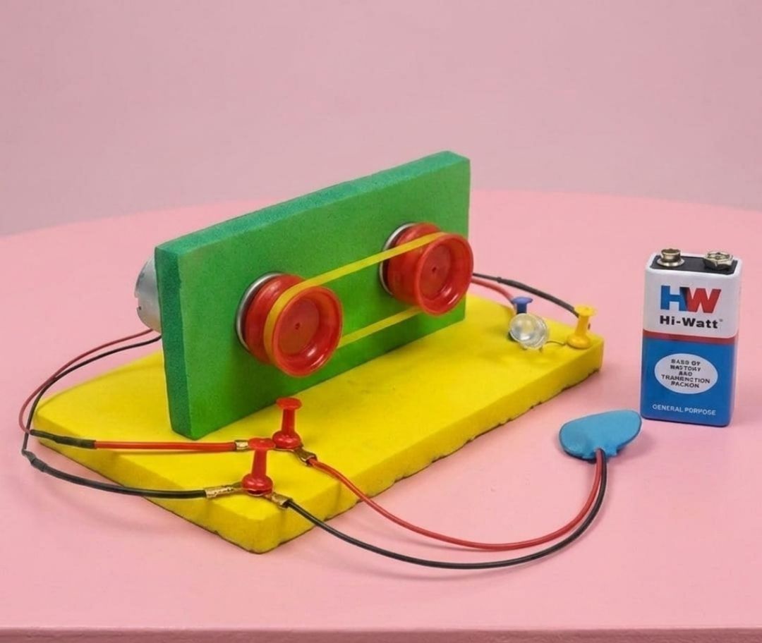 erhindia STEM Learning DIY DC Electric Generator Science Working Model Kit 10-12-picture-17