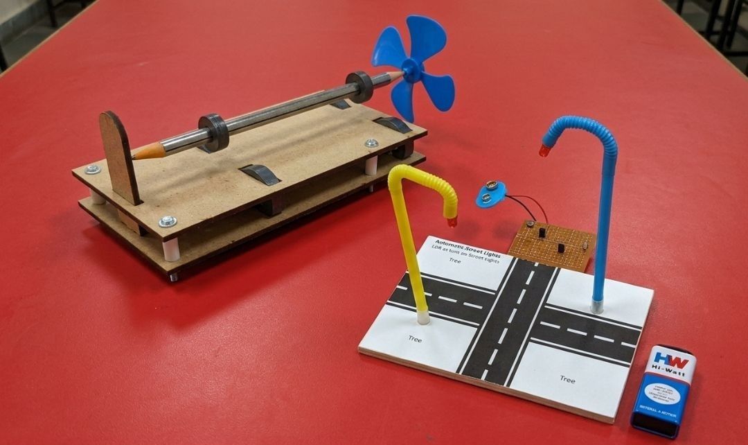 erhindia Magnetic Levitation Pencil and Smart Street Light Physics Science Project Kit-picture-23
