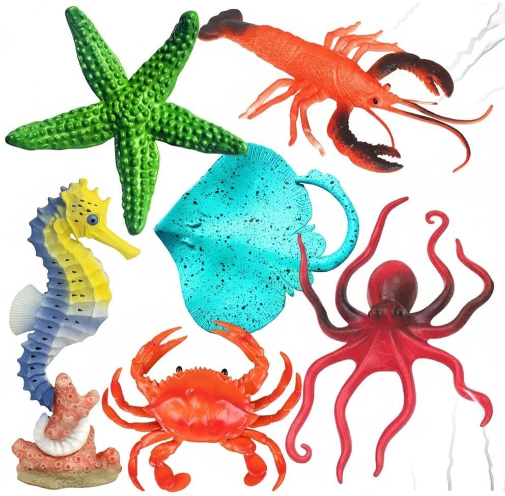 liztora 6-Pcs Aquatic & Sea Animal Toy Set for Kids-picture-10