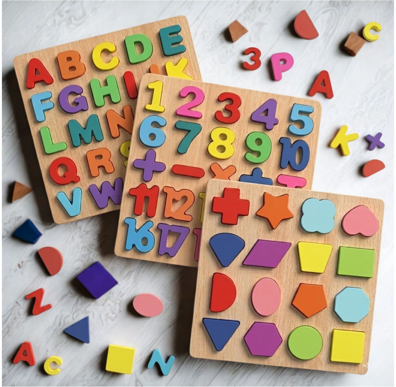 beauty bright Montessori Educational Wooden Puzzle Board for Toddlers and Preschool B1T701-picture-32
