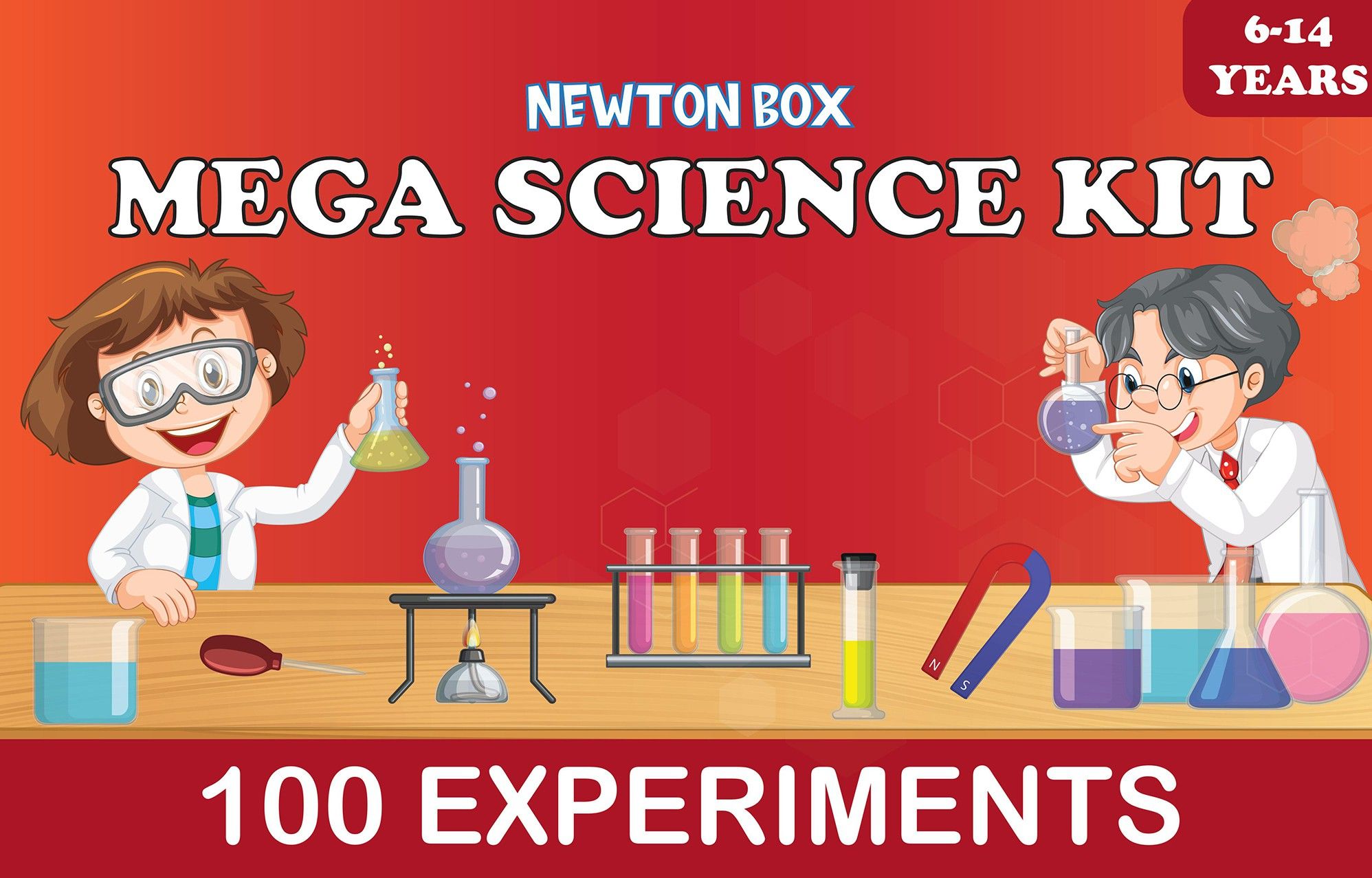 Mega Science Experiment Kit | Toys for Boys and Girls Aged 6-12 Years
