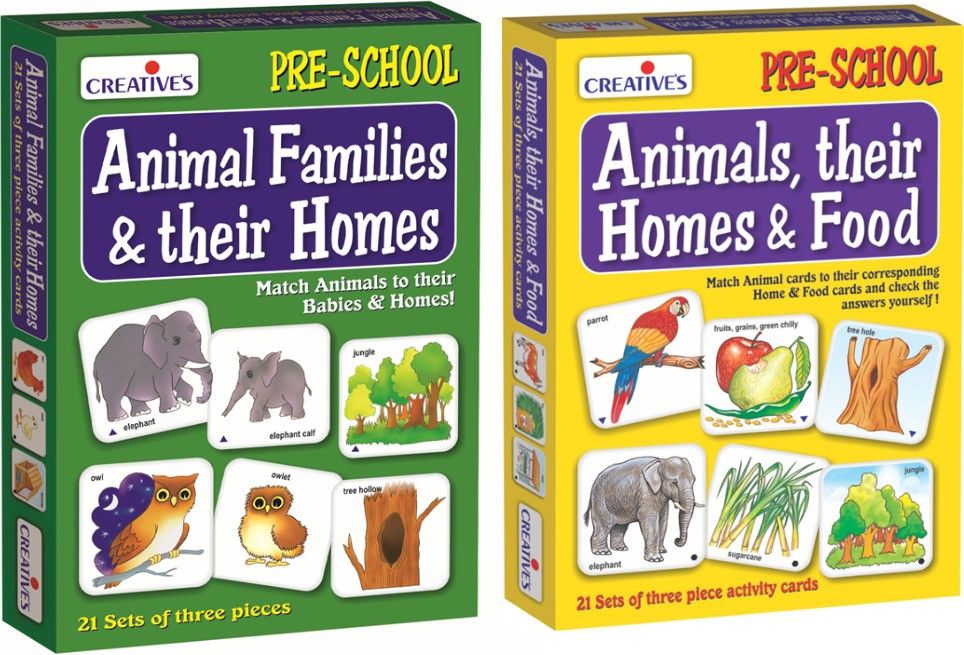 creative's Animal Families & Their Homes + Animals, Their Homes & Food - Pre School Pack-picture-25