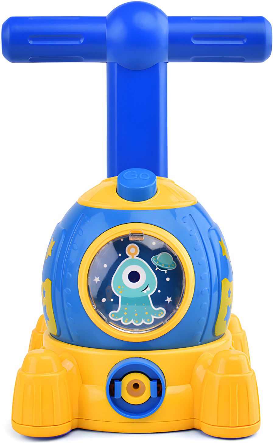 SPACE POWER BALLON SHIP TOY BLUE