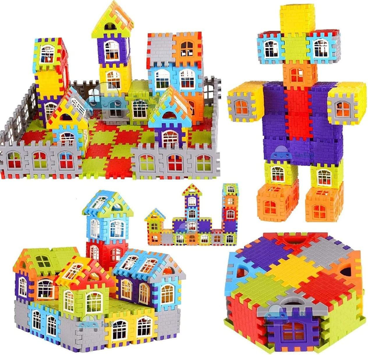 gamloid Best Sale My Happy House 52 Pcs Building Blocks Toy for Kids-picture-22