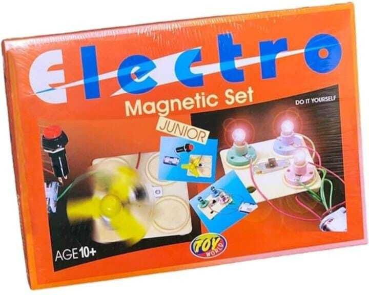 Electro magnetic set junior kit for 10+ kids-image-46
