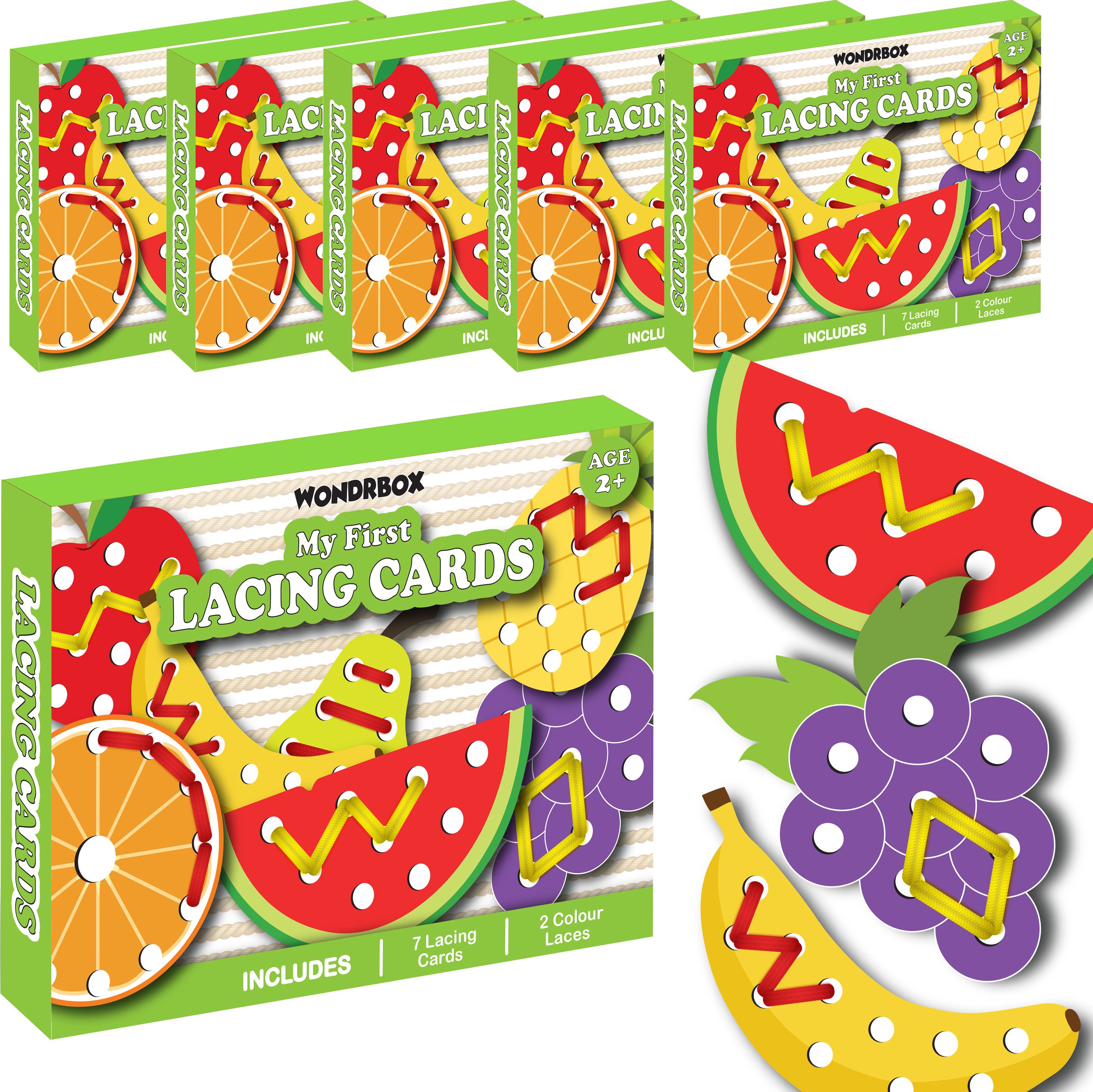 Bulk Birthday Return Gift for Kids | Lacing Toy - (Pack of 5) | Learning and Educational Toy for Age 2 and Up-image-40