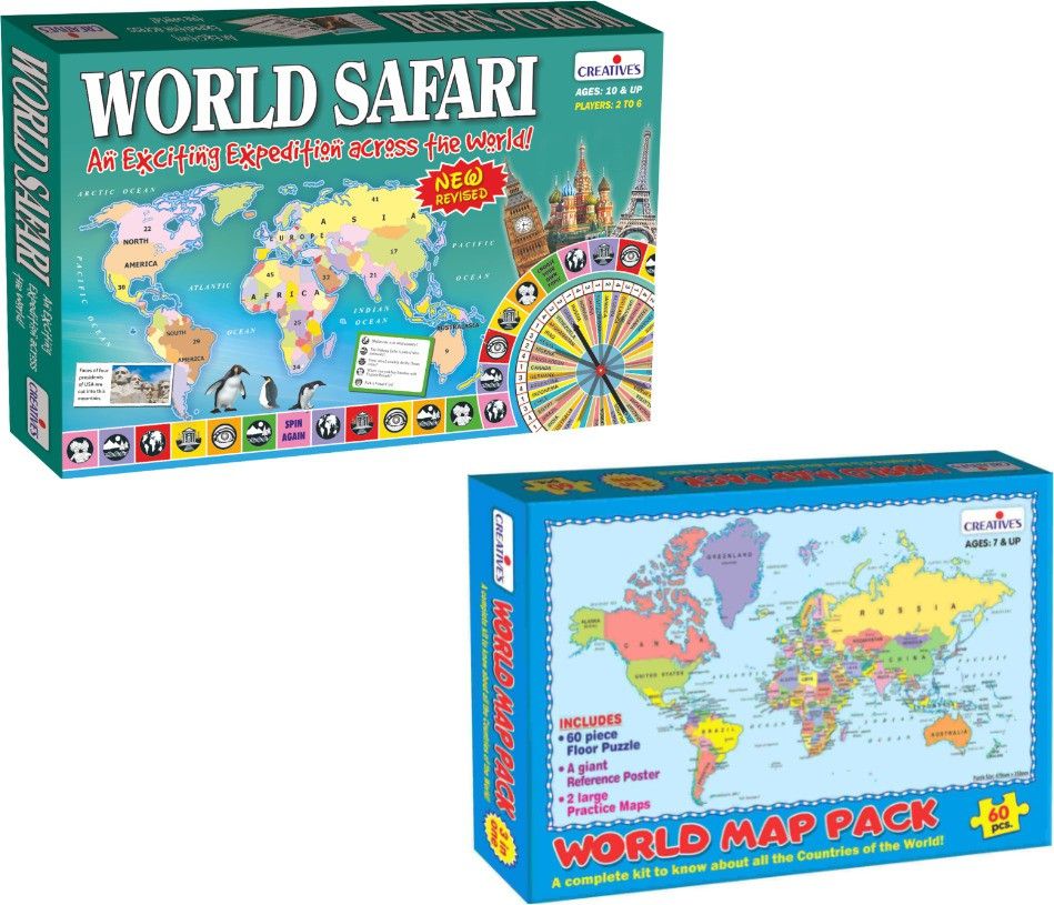World Safari + World Map Pack - Discover the world with this exciting Pack-image-37