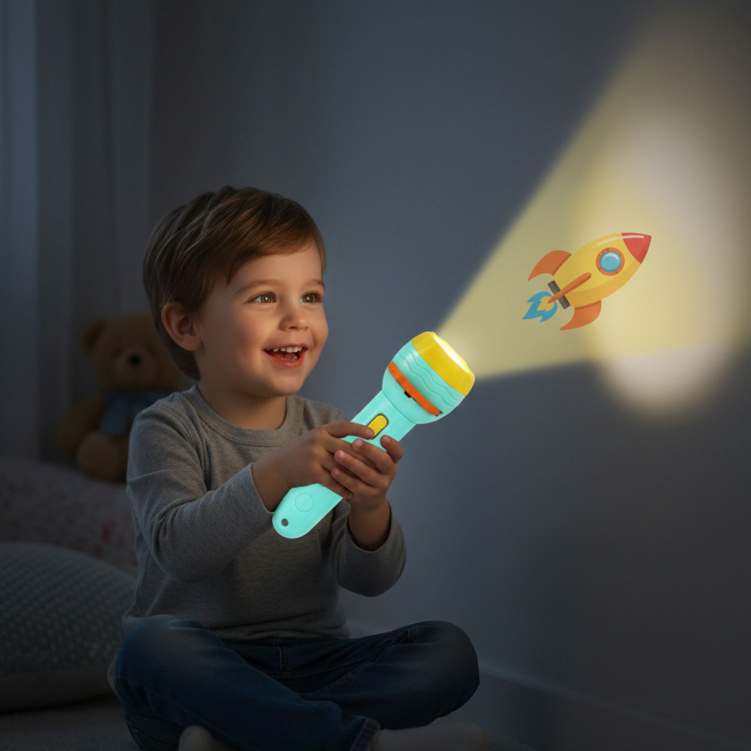 echoshop Kids Learning projector Torch Light-picture-37
