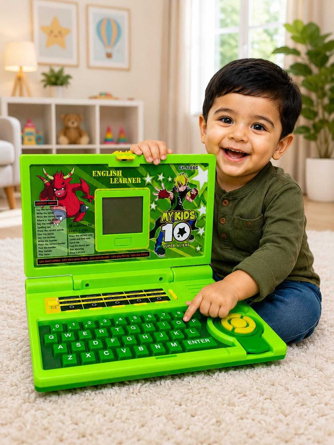 intelligent 20 Fun Activity Learning(IND*85) Machine, Now Learn Letter, Words-picture-21