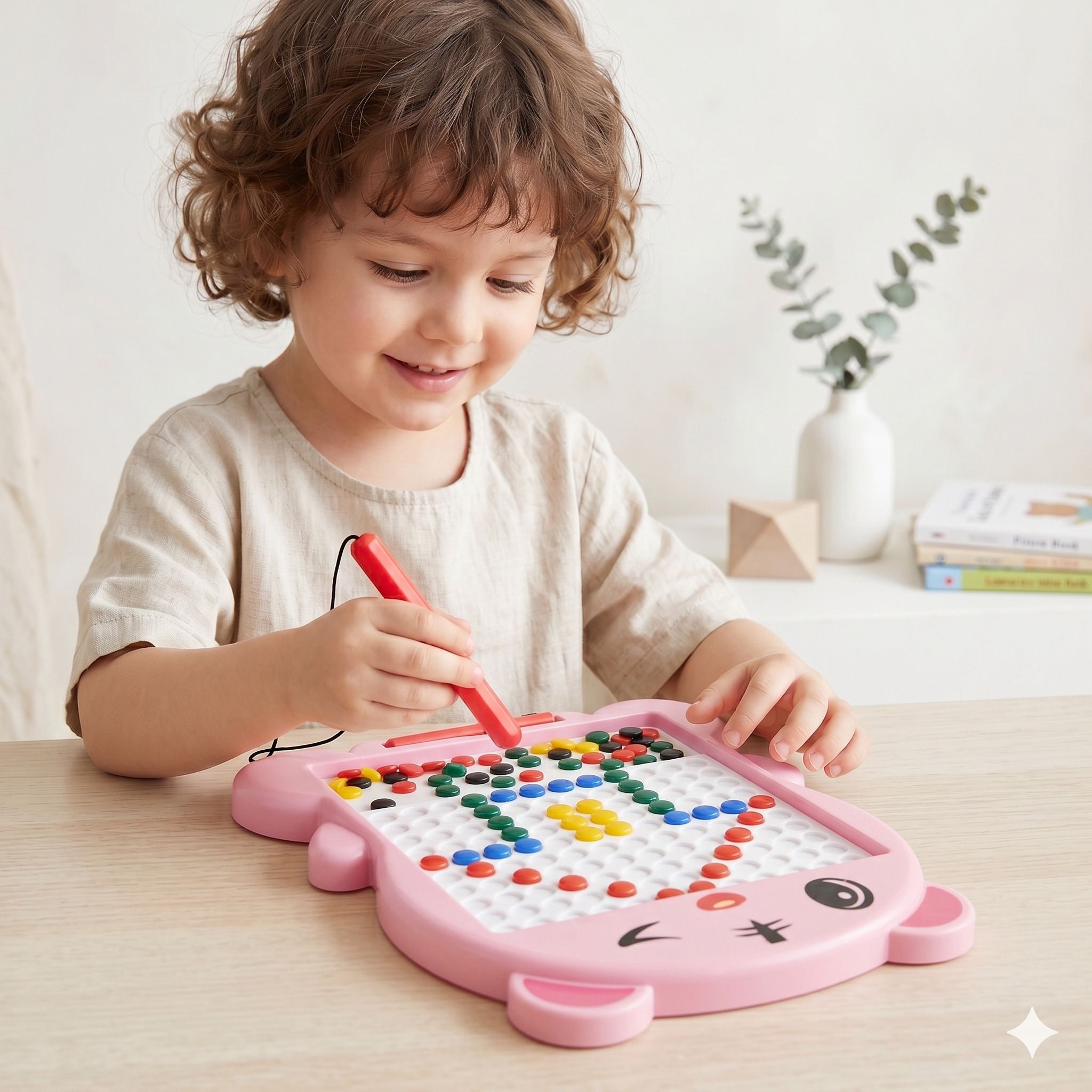 misvi MEGNETIC DOT ART BOARD MAGNETIC WRITTING ACTIVITY BOARD-picture-15