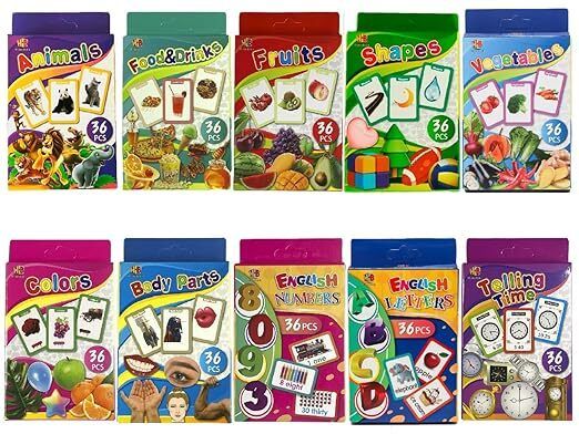 krevicare Educational Flash Cards for Kids (36 Cards - pack of 10)-picture-40