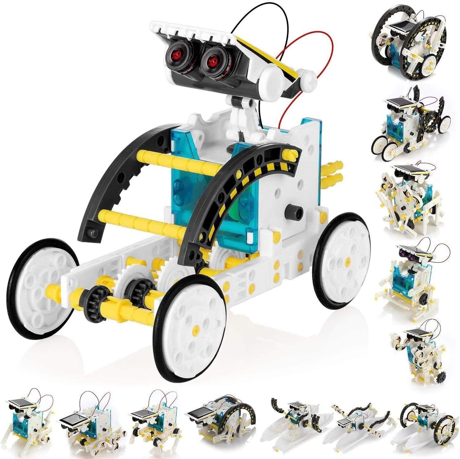 13-in-1 Solar Robot Toy Kit for Children | DIY Assembly Robotics Set-image-19