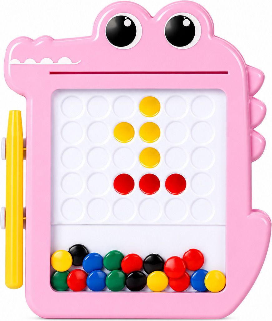 Ccocodile Shape Magnetic Drawing Board with Stylus Pen and Pattern Book-image-37
