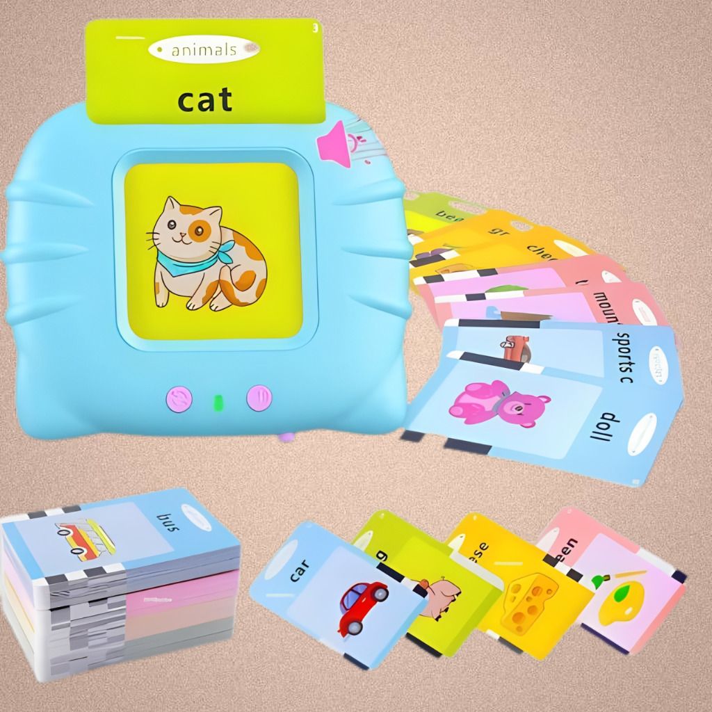 kidsdreams Early Learning Talking Flash Card Device for Alphabet and Animal Study-picture-16