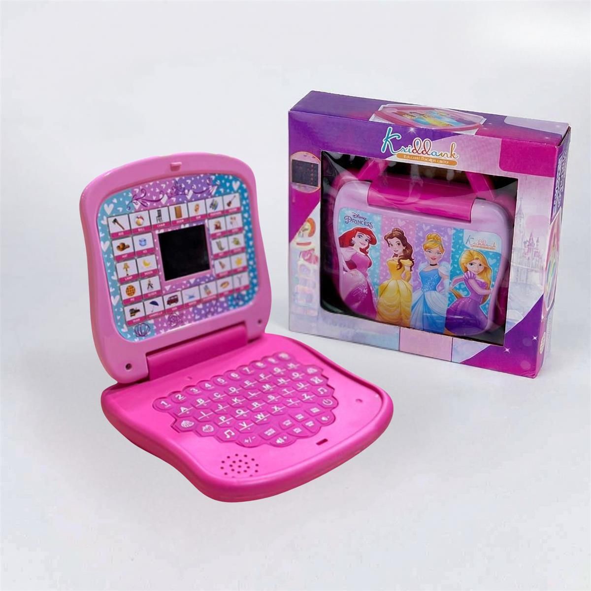 Princess Theme Educational Learning Laptop for Kids-image-13