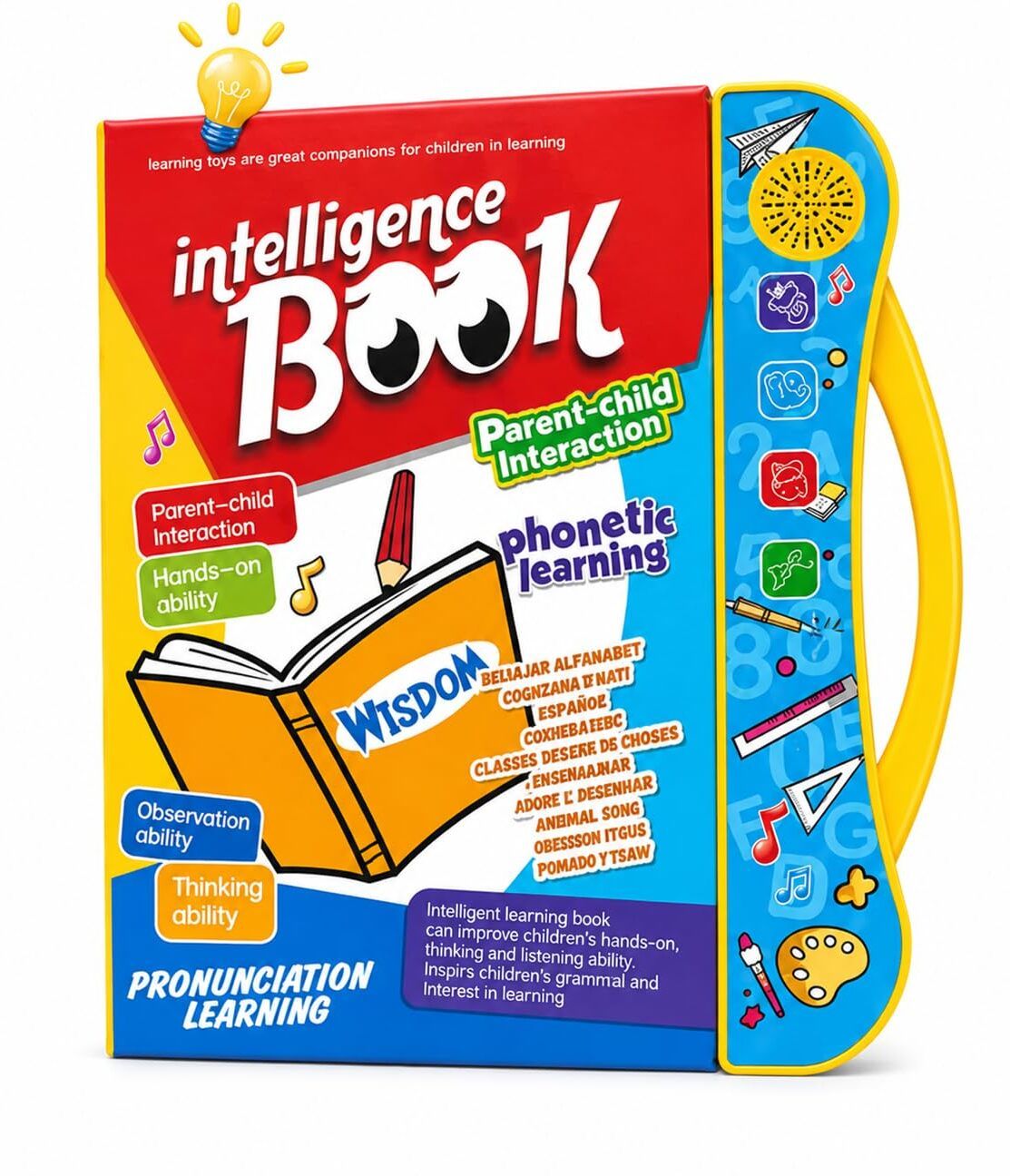 kwickclick Phonics Sound Book for Kids | English Alphabet & Word Pronunciation Learning Toy-picture-46