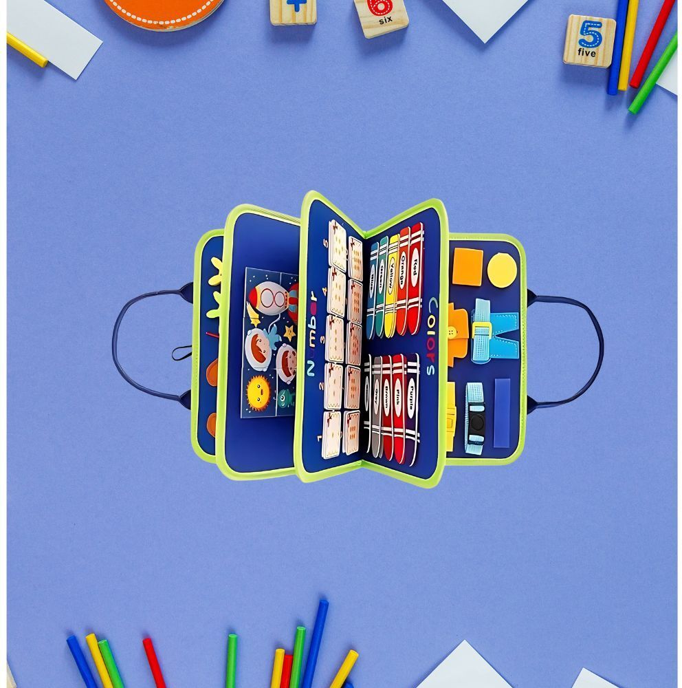 calyxia Busy book For 1 2 3 4 Year Old, Montessori Sensory Toys-picture-26