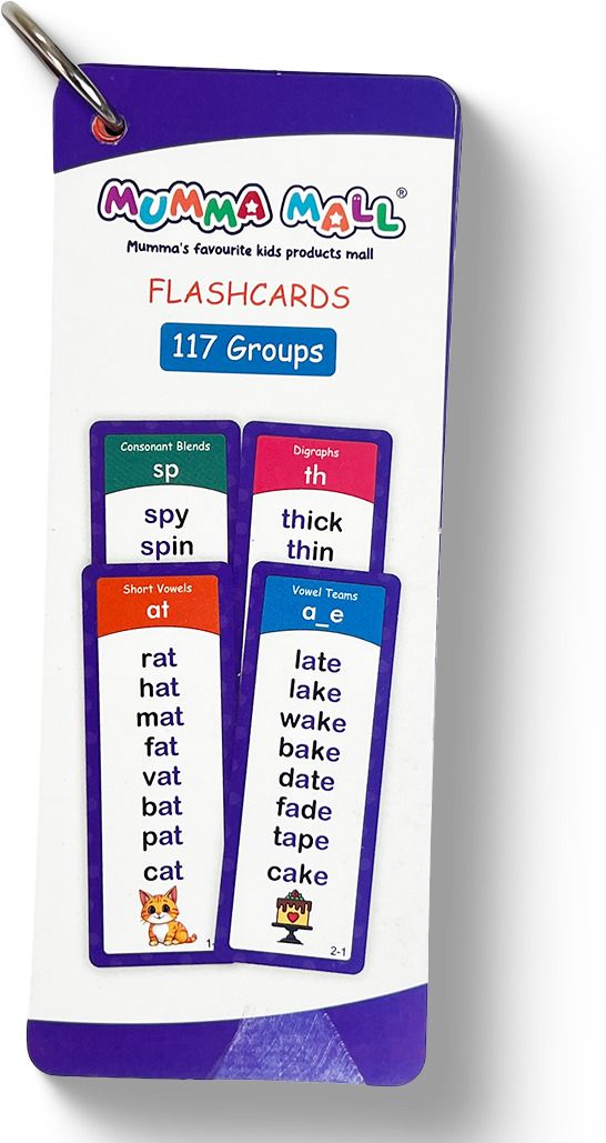 Educational Phonics Flashcards for Kids Ages (3-8) Ideal for Home Schooling