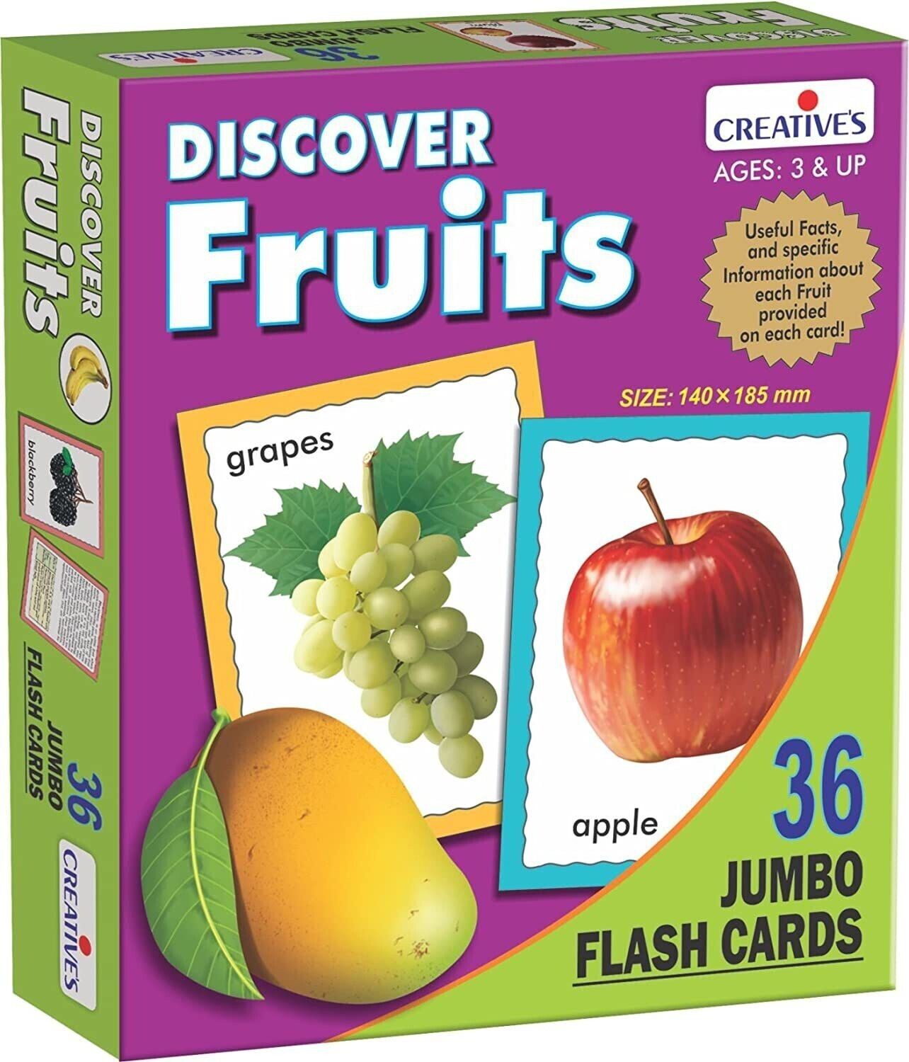 Discover Fruits (Jumbo Flash Cards)