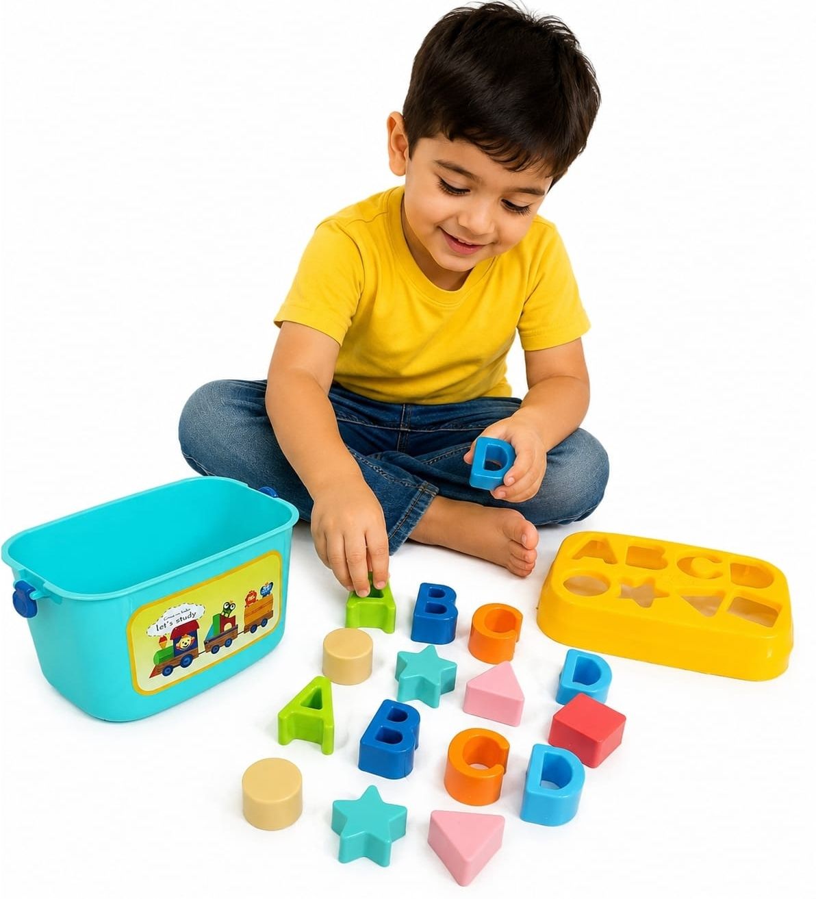 Edu Sort Alphabet & Shape Learning Bucket-image-37