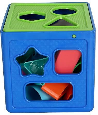 ragiluxe Toddler Shape Matching Cube Educational Sorting Toy with Colorful Blocks-picture-46