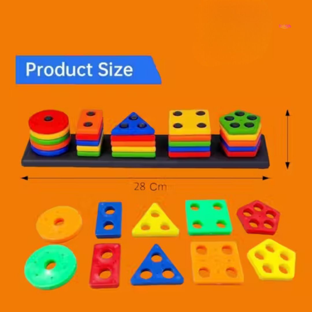 kiddoh BrightBlocks Sorting Toy Set-picture-40