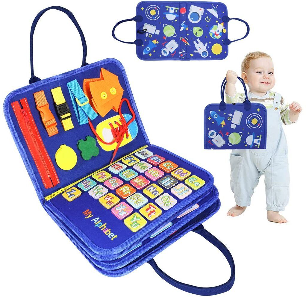 Soft Felt Busy Board Montessori Kids Learning Tool